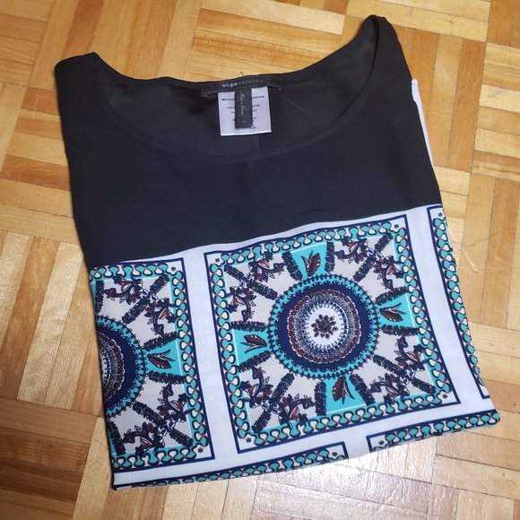 BCBG 3/4 sleeve top SZ M - Picture 8 of 8